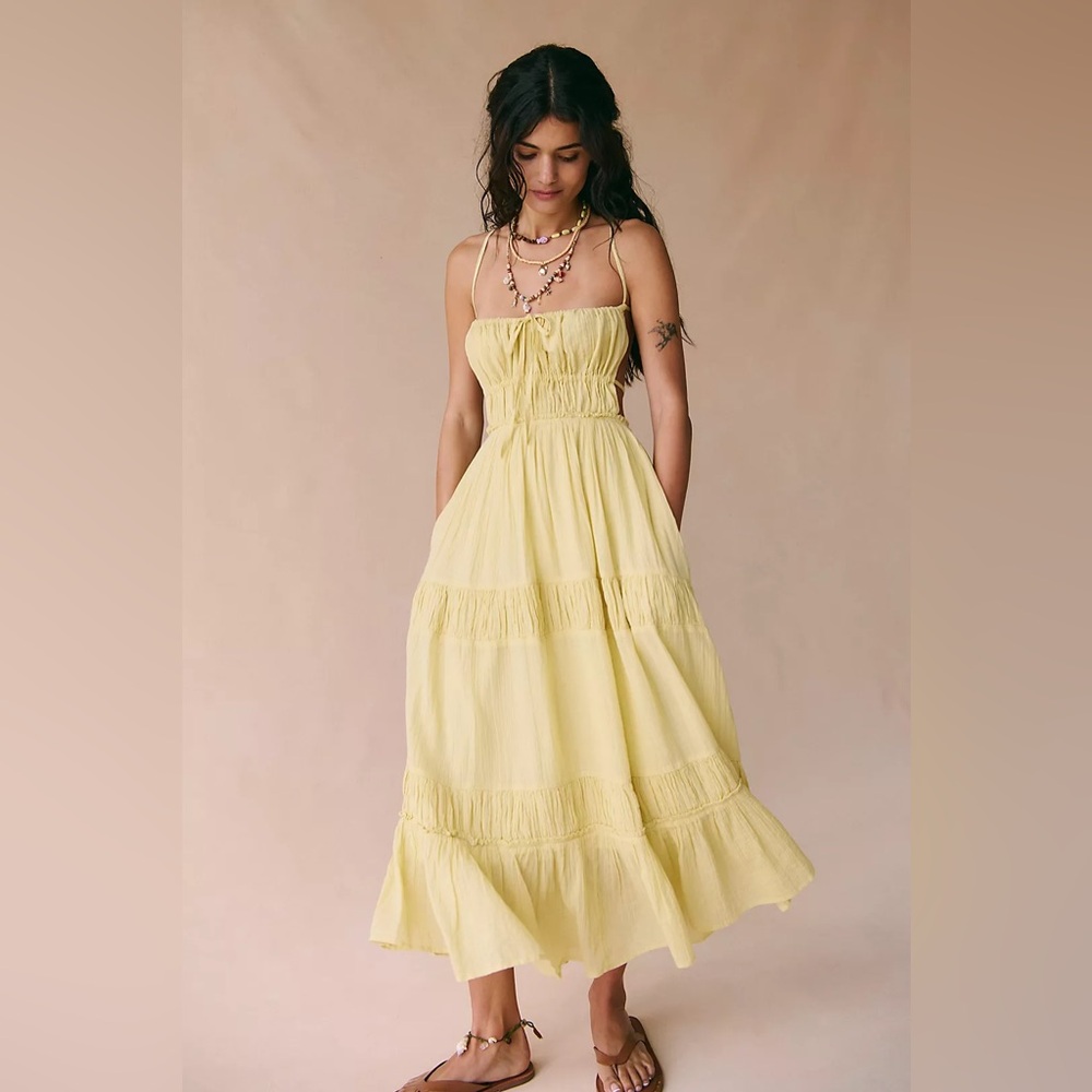 DO NOT BUY / NOT AVAILABLE Free People Taking Sides Maxi Dress